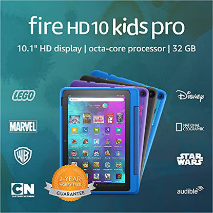 Picture of Introducing Fire HD 10 Kids Pro tablet, 10.1", 1080p Full HD, ages 6-12, 32 GB, Doodle