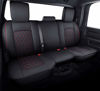Picture of Aierxuan Dodge Ram Car Seat Covers Full Set Waterproof Leather Custom Fit 2009-2022 1500, 2010-2022 2500/3500 Crew Quad Regular Cab Truck Pickup Compatible with Split Bench 60/40(Full Set/Black-Red)