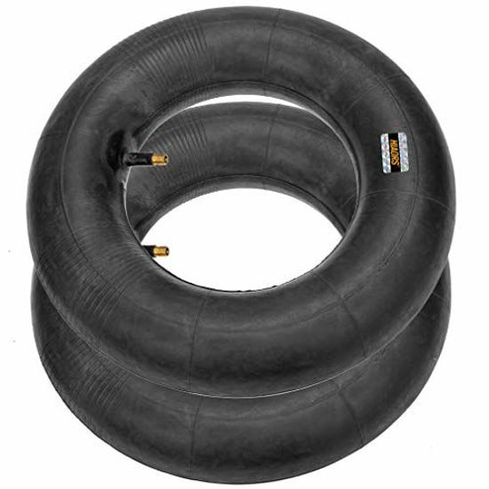 HIAORS 3.50/4.00-6 350/400-6 Tire Inner Tube with TR13 Straight Valve Stem Fits 4.10/3.50-6 13x4.00-6 13x5.00-6 145/70-6 Hand Trucks,Lawn Mowers,Yard Trailers,and Wheelbarrows Pack of 2 
