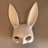 Picture of MNBD Anime Cosplay Full Face Headwear Japanese Anime Bunny Mask Rabbit Mask Cosplay Mask Party Props Party Mask Props(Matte,black)