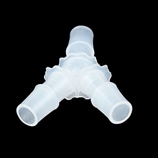 GetUSCart Feelers 3/8" Plastic Hose Barb Fitting Equal Barbed 3 Way Y