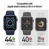 Picture of pzoz Compatible Apple Watch Series 6/5 /4 /SE 44mm Case with Screen Protector Accessories Slim Guard Thin Bumper Full Coverage Matte Hard Cover Defense Edge for Women Men New Gen GPS iWatch (Silver)
