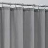 Picture of Waterproof Fabric Shower Curtain Liner - Soft & Light-Weight Cloth Shower Liner with Magnets, Hotel Quality & Machine Washable - Standard Size 72x72, Gray