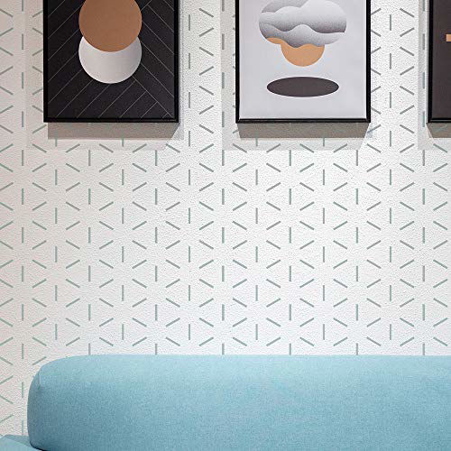 GetUSCart- Geometric Simple Pattern Wall Stencil for Painting, 12? x 12 ...