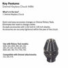 Picture of Dremel 4486 Keyless Chuck, ideal for 1/32 (0.8mm) to 1/8 (3.2mm) Shank Rotary Tool Accessories , Silver