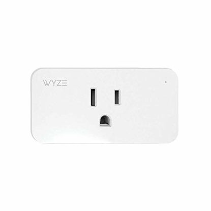 Picture of Wyze Plug, 2.4GHz WiFi Smart Plug, Works with Alexa, Google Assistant, IFTTT, No Hub Required, One-Pack, White - A Certified for Humans Device