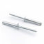 Picture of ISPINNER 100pcs 3/16" x 1" Aluminum Blind Rivets, 4.8 x 25.4mm Pop Rivets, Pack of 100 (Silver)