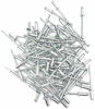 Picture of ISPINNER 100pcs 3/16" x 1" Aluminum Blind Rivets, 4.8 x 25.4mm Pop Rivets, Pack of 100 (Silver)