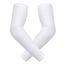 Picture of HDE White Arm Sleeve Women Compression Sleeves for Softball Running Basketball