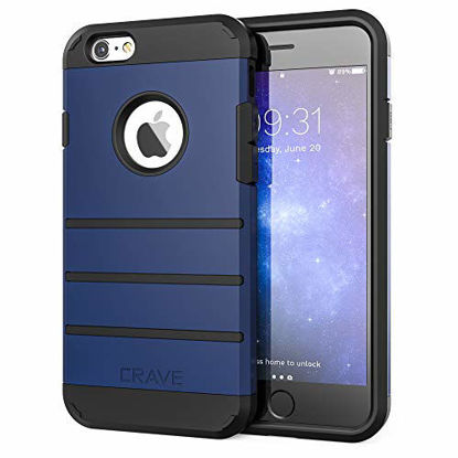 Picture of Crave iPhone 6S Case, iPhone 6 Case, Strong Guard Protection Series Case for Apple iPhone 6 6s (4.7 Inch) - Navy
