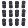 Picture of Antrader 12 Pack Stainless Steel Glass Standoff 1/2" x 3/4", Wall Mount Standoff Holder Screw Advertise Fixing Nail Sign Mounting Hardware, Matte Black