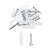 Picture of Antrader 12 Pack Stainless Steel Glass Standoff 1/2" x 3/4", Wall Mount Standoff Holder Screw Advertise Fixing Nail Sign Mounting Hardware, Matte Black