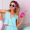 Picture of Valentines Day Party Supplies Straws - V-DAY Drinking Plastic Crazy Loop Straw School Favors 36Ct
