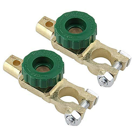 GetUSCart 2 Pack Battery Quick Disconnect Switch 12v Battery Cut Off