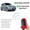 Picture of Key Fob Cover Case Fit for Kia Ceed Cerato Forte Niro Seltos Sorento Soul Sportage Telluride Remote Holder Skin Protector Keyless Entry Sleeve Accessories (Red)