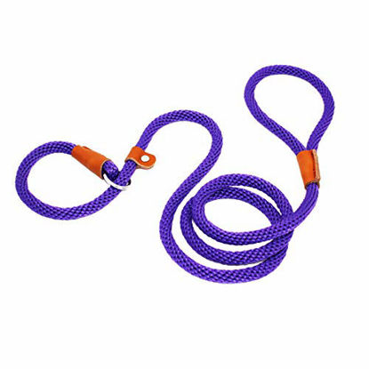 Picture of lynxking Dog Leash Slip Rope Lead Leash Strong Heavy Duty Braided Rope No Pull Training Lead Leashes for Medium Large and Small Dogs