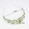 Picture of Didder Silver Tiaras for Women, Green Crystal Tiaras and Crowns for Women Elegant Crown with Combs Princess Crown Tiaras for Girls Women's Headbands Bridal Wedding Prom Birthday Party