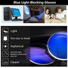 Picture of 2 Pair Computer Glasses - Anti-blue glasses - Blue Light Blocking Reading Glasses for Women (1 Blue 1 Gray, 0.50)