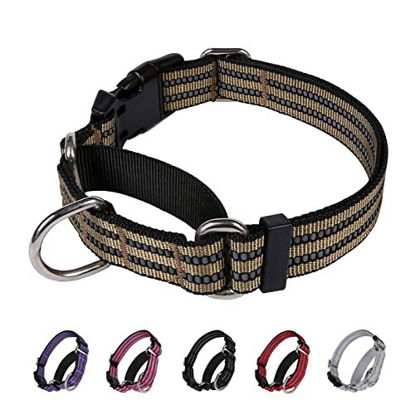 Picture of Joyeeiioo Martingale Dog Collars - Adjustable Reflective Dog Training Collar with Quick Release Buckle for Small Medium Large Dogs.