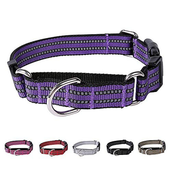Picture of Martingale Dog Collars - Adjustable Reflective Dog Training Collar with Quick Release Buckle for Small Medium Large Dogs.