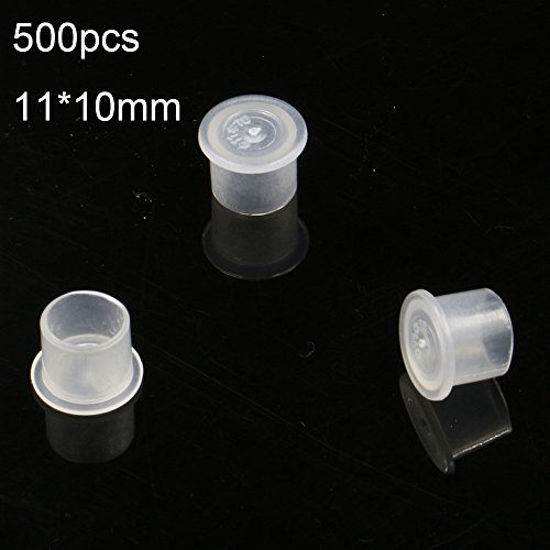 Yuelong 300pcs Plastic Tattoo Ink Cups Caps Pigment India  Ubuy