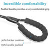 Picture of iYoPets Double Dog Leash with Two Extra Traffic Handles, 360 Swivel No Tangle Dual Dog Walking Leash, Comfortable Shock Absorbing Reflective Bungee for Two Dogs (18~120 lbs, Black)