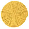 Picture of West Coast Paracord Twisted 3 Strand Natural Cotton Rope Artisan Cord - 1/4, 1/2, 5/8, 3/4, 1 Inch Diameters - Super Soft White and Assorted Colors - 10, 25, 50, 100 Feet (Gold, 1/4 Inch x 25 Feet)