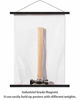 Picture of Magnetic Poster Hanger Wooden Poster Hangers, 13 Inch, Extra Strong Magnets, Quick Assembly and Easy Use, Wood Poster Hanger for Wall Art, Pictures, Prints, Maps, Canvas, 13x22 13x19 13x18, Black