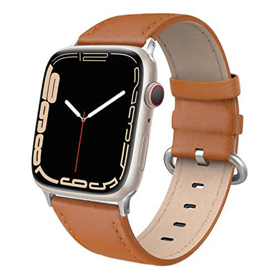 GetUSCart SWEES Leather Band Compatible for iWatch 41mm 40mm 38mm