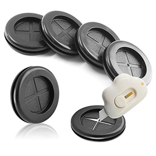 GetUSCart Zorveiio 1" ID 11/4" Drill Hole Rubber Hole Grommet with