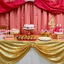 Picture of B-COOL 50x50 inch Rectangle Gold Sequin Tablecloth Glitter Tablecloth Sequin Wedding Christmas Tablecloth