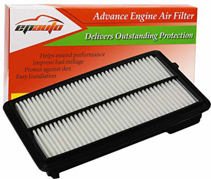 Picture of EPAuto GP477 (CA11477) Replacement for Honda/Acura Extra Guard Rigid Panel Air Filter for Accord V6 (2013-2017), TLX V6 (2015-2020)