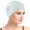 Picture of Women Elastic Lightweight Bamboo Night Sleep Cap for Chemo Patients Hair Loss