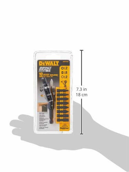 GetUSCart DEWALT DWPVTSET Pivot Holder Set with Bit Bar 10 Piece