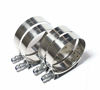 Picture of LTI Working Range 68mm-76mm T-Bolt Clamps High PSI Premium Quality Full 304 Stainless Steel Turbo Intercooler Hose For 2.5" ID Hose (4 Pack)