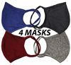 Picture of Universal 4521 Cloth Face Masks - Reusable Nose & Mouth Mask - 100% Cotton, 2 Layer, Washable, for Teens & Adults - Protects from Dust, Pollen, Pet Dander & More (Basics, Small)