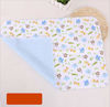Picture of 4pcs Pack Monvecle Baby Infant Cotton Waterproof Changing Pads Washable Resuable Diapers Liners Mats Small 18"x12"