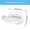 Picture of Sonos Speaker Wall Mount Shelf Holder for Sonos One (Gen 2)- Google Nest Mini , Google Nest WiFi - Adjustments for Best Audio , Hold up to 15 lbs - White