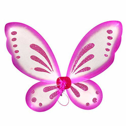 Yuxi Butterfly Wings Costume Toddler Dress Up Fairy Wings for Girls Halloween Angel Wings Costume Accessories 