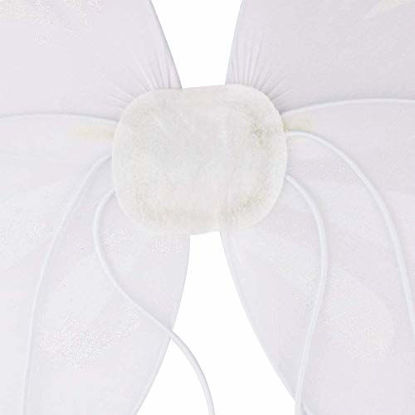 Picture of Yuxi Butterfly Wings Dress Up,Fairy Wings for Toddler GirlsAdult Fairy Wings for Women Costume Accessories(White)