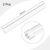 Picture of MECCANIXITY Acrylic Pipe Rigid Round Tube Clear 26mm ID 30mm OD 305mm for Lamps and Lanterns,Water Cooling System 2pcs