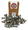Picture of Stainless 1/4-20 x 1-1/4" Carriage Bolt (3/4" to 5" Lengths Available in Listing), 18-8 Stainless Steel,50 Pieces (1/4-20x1-1/4)