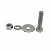 Picture of (8 Sets) 3/8-16x1-1/2" Stainless Steel Hex Head Screws Bolts, Nuts, Flat & Lock Washers, 18-8 (304) S/S, Fully Threaded by Bolt Fullerkreg