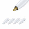 Picture of Replacement Tips Compatible with Apple Pencil 2 Gen iPad Pro Pencil, Logitech Crayon Digital Pencil - Apple Pencil iPencil Nib for iPad Apple Pencil 1 st/Pencil 2 Gen White 4 Pack