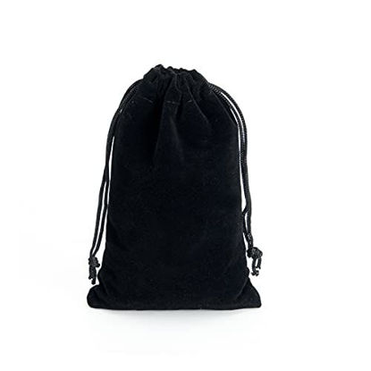 Picture of Tendwarm 20 Pcs 4x6 Inches Velvet Drawstring Bags Jewelry Pouches Candy Bags Christmas Wedding Favors