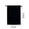 Picture of Tendwarm 20 Pcs 4x6 Inches Velvet Drawstring Bags Jewelry Pouches Candy Bags Christmas Wedding Favors