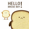 Picture of Aoligay Toast Bread Pillow Funny Food Plush Toy Pillows Small Cute Stuffed Plush Toast Sofa Pillow (Toast Bread, Brown)