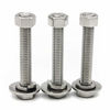 Picture of (5 Sets) 3/8-16x3" Stainless Steel Hex Head Screws Bolts, Nuts, Flat & Lock Washers, 18-8 (304) S/S, Fully Threaded by Bolt Fullerkreg