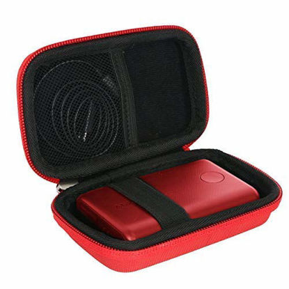 Picture of Khanka Hard Travel Case Replacement for Anker PowerCore Speed 10000 10000mAh QC Charge 3.0 Portable External Charger Battery Power Bank (Red)