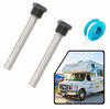 Picture of RV Water Heater Magnesium Anode Rod for Atwood Heaters, Dele 2 Pack 1/2" NPT RV Hot Water Tank Anode Rod for RV, Camper and Trailer Water Heaters